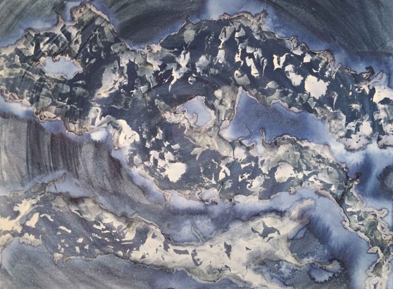 Christina Conklin The Far Shore 4 2022 ink on paper 30x22 1 768x564