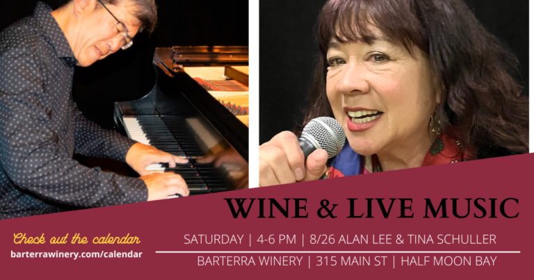 Alan Lee and Tina Schuller Saturday Wine and Live Music Facebook 1 768x403