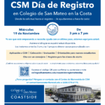 CSM Coastside Registration Day Flyer 10 13 25 SPANISH 150x150
