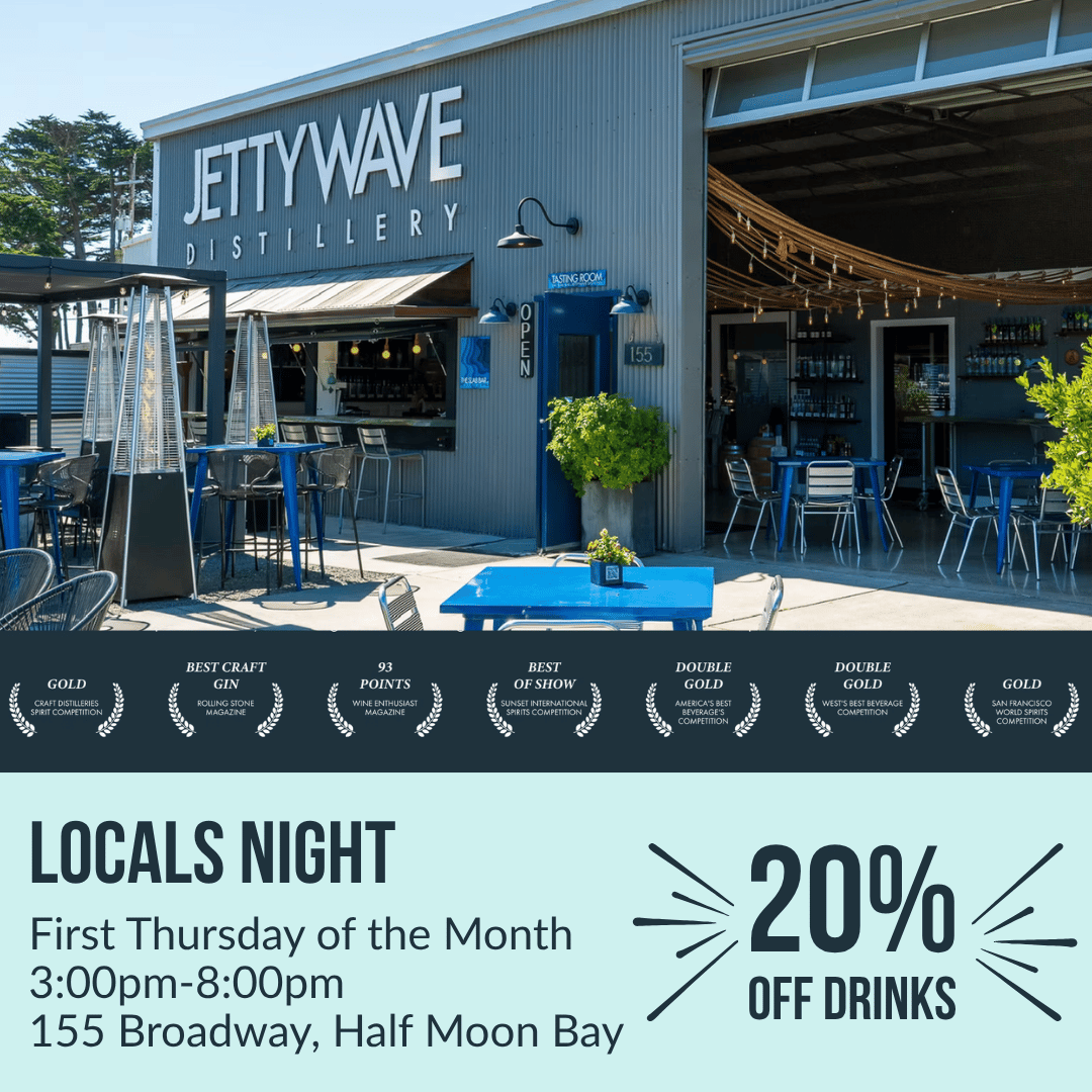 JettyWave Distillery - Locals Night JettyWave Distillery - Locals Night